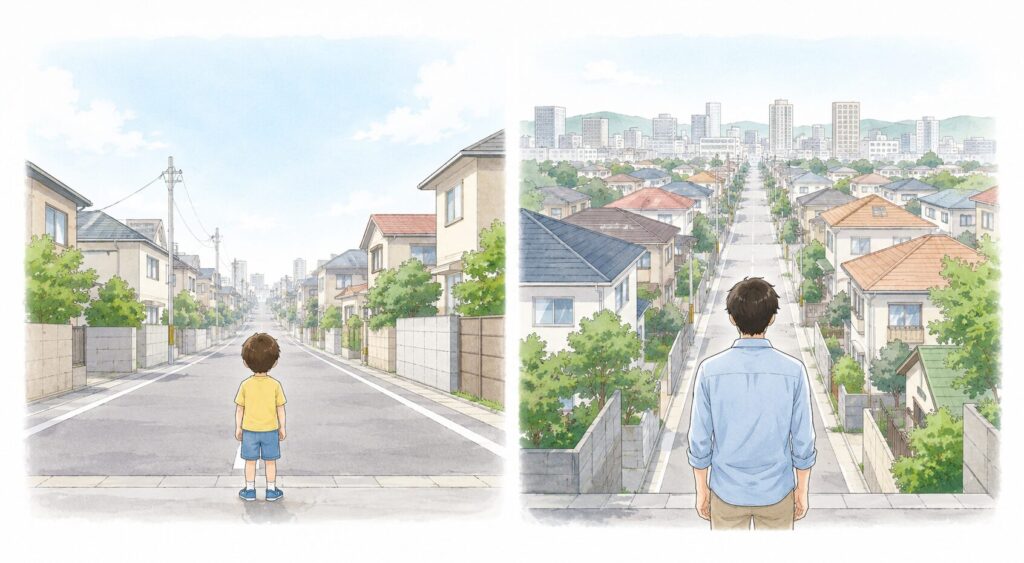 Streetscapes from the perspectives of children and adults