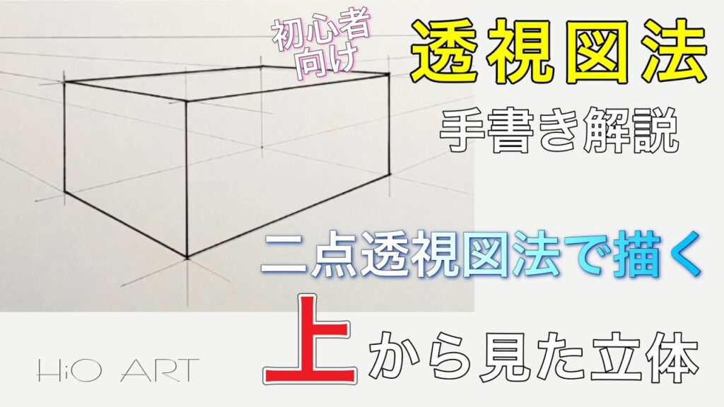 二点透視図法描き方