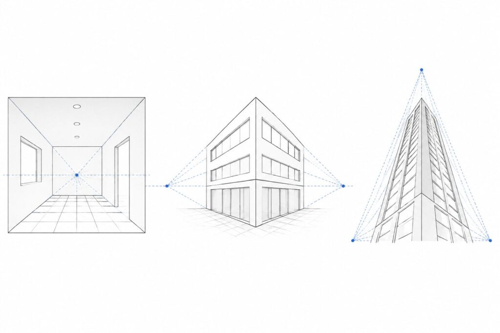 Technical perspective diagrams