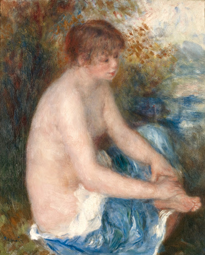 Pierre-Auguste Renoir「Petit nu bleu (Little Blue Nude)」