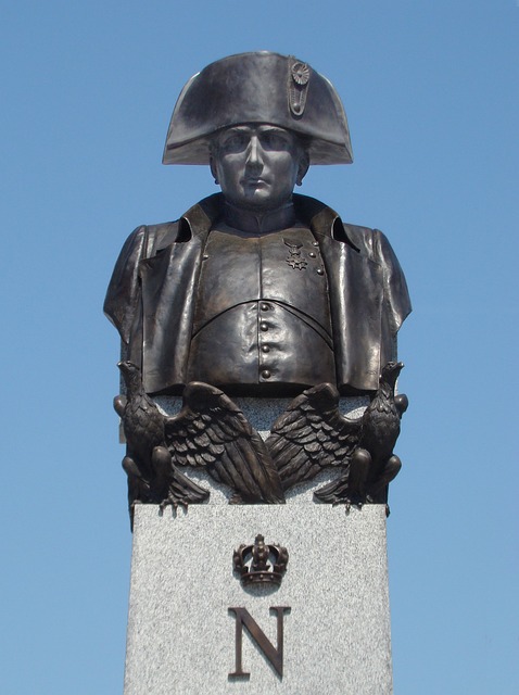 ナポレオンの銅像