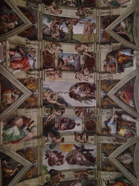 システィーナ礼拝堂の天井画 