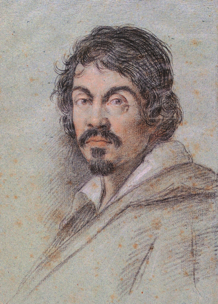 カラヴァッジョ　肖像画出典：Wikipedia