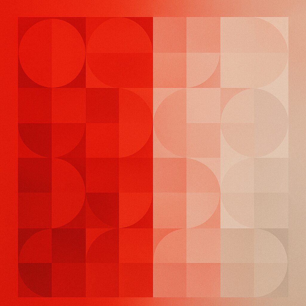 彩度のグラデーション