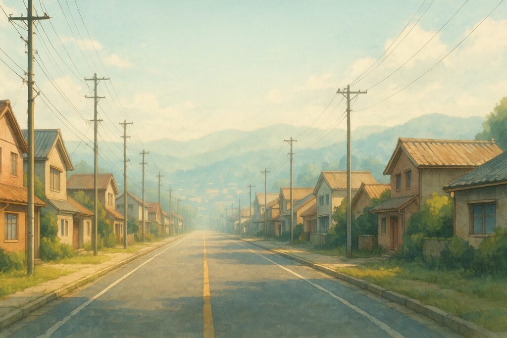 空気遠近法と線遠近法