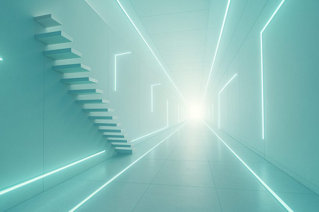 デジタル空間の線遠近法