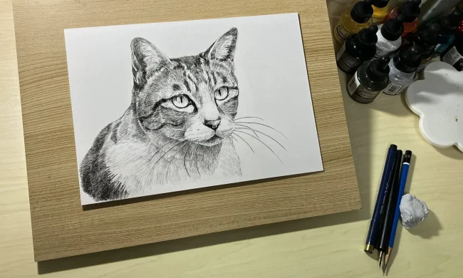 ペン画記事アイキャッチ画像