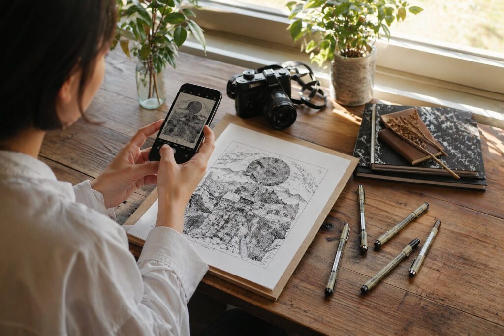 アーティストの作業環境