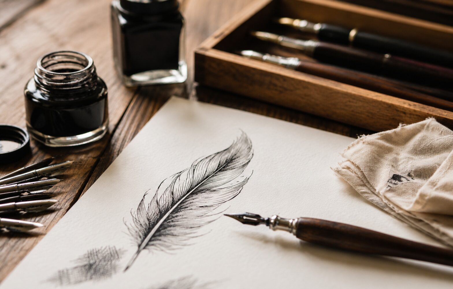 Guide to using a dip pen