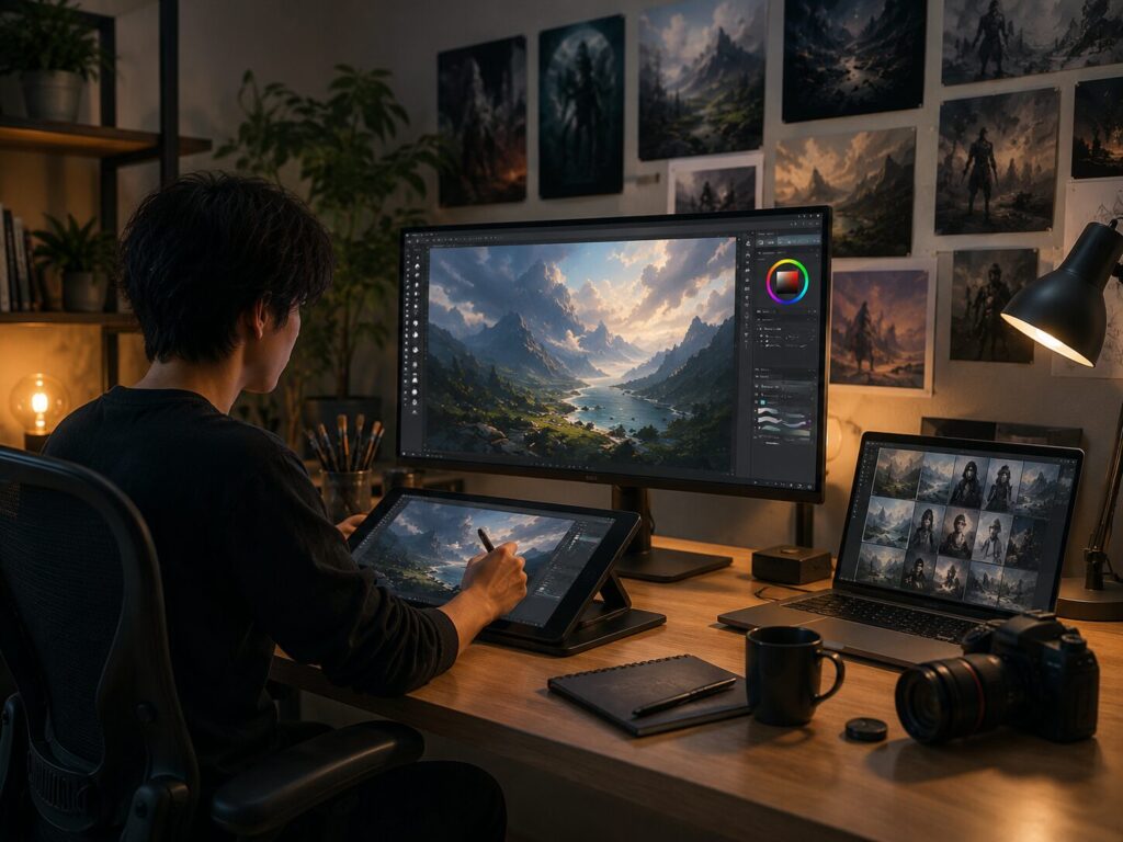 How to work and monetize digital art