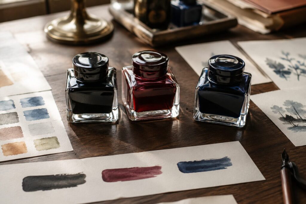 Recommended inks for dip pens